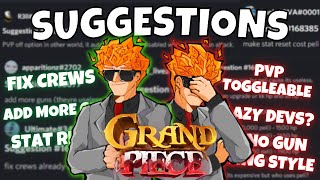 [GPO] Reviewing More GPO Players’ Suggestions From The Official Discord Server…