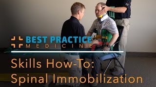 NREMT Skills Sheet: Spinal Immobilization - Seated Patient