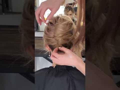Как сделать прическу ракушку самой на короткие волосы