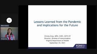 'Lessons From the Pandemic and Implications for the Future'