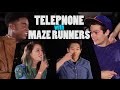 Telephone Challenge (ft. MAZE RUNNER: The Scorch Trials)