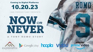 Now or Never: A Tony Romo Story | Official Trailer