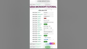 html form input tags list ll #html #coding #viralshort #shorts