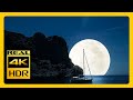 Night Jazz Music - Relaxing Smooth And Stunning Scenery RELAXING MUSIC 4K OLED TV Screensaver