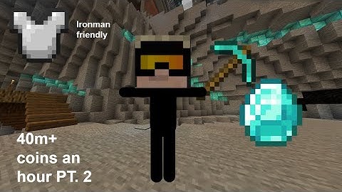 Boosting your diamond mining rates up to 40m+/hr on Hypixel Skyblock Ironman
