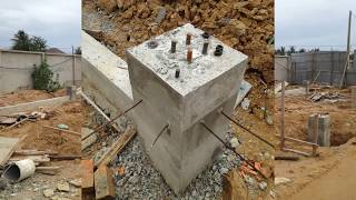 Method Statement of Construction Technology: វីដេអូការងារសាងសង់គ្រោងដែក How to do steel frame work