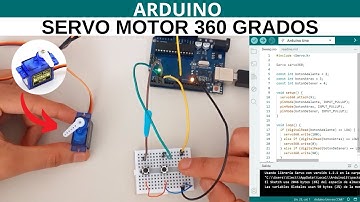 Arduino: Controlando Servo Motor de 360 Grados con 3 pulsadores