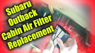 00-04 Subaru Outback Cabin Air Filter How Install A K N Air Filter On Your 2000 2004 Subaru Outback H6