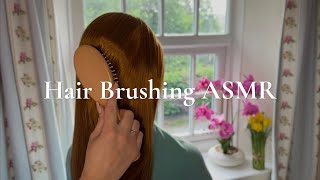 ASMR Slow Hair Brushing with Wooden Brush for Instant Sleep | No Talking, just HEAVENLY BRUSH SOUNDS