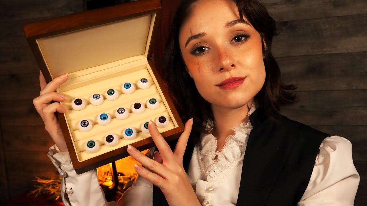 ASMR Glass Eye Salesman & Eye Exam YouTube