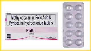 Folfit Tablet Benifit - Composition + Pyridoxine, Methylcobalamin,Folic Acid    Uses. screenshot 2