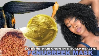 Fenugreek Paste Mask For Faster Hair Growth & Stop Hair Loss | Scalp Health | Natural Hair