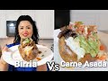 How to make THE BEST Birria and Carne Asada Loaded Baked Potato | VIEWS ON THE ROAD