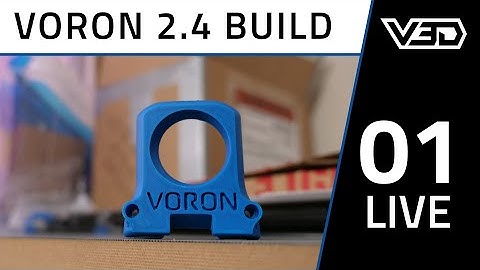 Building a Voron 2.4 Live! Part 1: Frame, Z Rails & Inserts