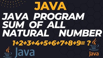 java program sum of all natural number in Urdu/Hindi