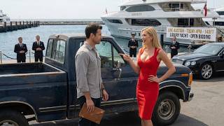 “A Female Billionaire Mocked a Single Dad’s Old Truck—Then Learned He Owned the $90M Yacht”