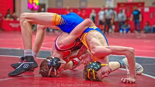 120 – Jackson Garelli {G} Of Lyons Township Il Vs. Bobby Conway {R} Of Brother Rice Il