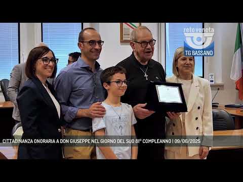 CITTADINANZA ONORARIA A DON GIUSEPPE NEL GIORNO DEL SUO 81° COMPLEANNO | 09/06/2025