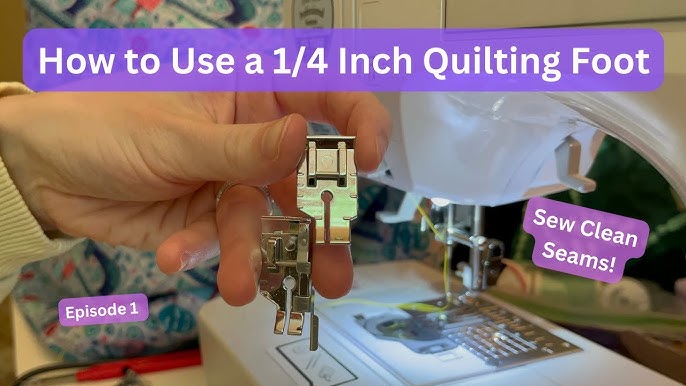 Sew the Perfect Quarter-Inch Seam Every Time! 