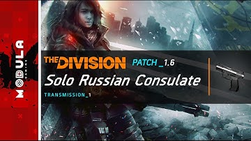 The Division 1.6 | Challenging Russian Consulate Solo Gameplay 🎮