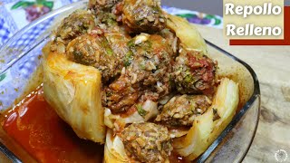 Has Cocinado Repollo Relleno Asi? Delicioso! | Have You Cooked Stuffed Cabbage This Way? Delicious!