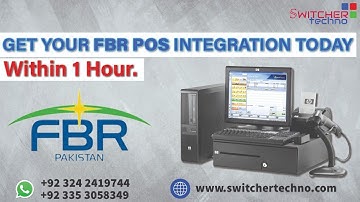 FBR POS Integration, FBR Point of Sale Software - Billing Software GST management Software, FBR POS