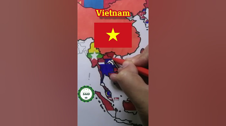 Vietnam flag map drawing | Bản vẽ bản đồ cờ Việt Nam