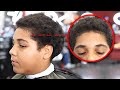 *PUSH BACK REPAIR* HAIRCUT TUTORIAL: BURST TAPER