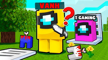 MINI GAME : AMONG US MINECRAFT ** T GAMING BỊ NOOB TEAM TIÊU DIỆT VÌ QUÁ THÔNG MINH ??