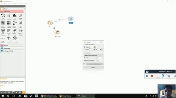 K-means Clustering using orange software