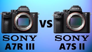 Sony A7R III vs Sony A7S II