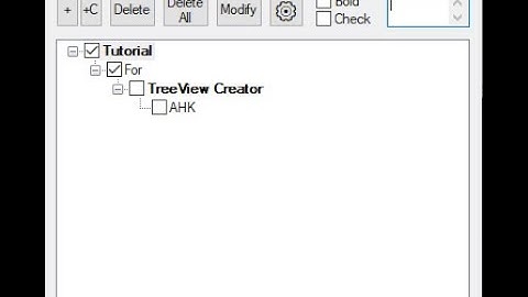 TreeView List Creator vAlpha Tutorial