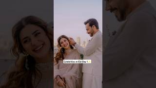 Pakistani Celebrities on Eid ul Fitr #kubrakhan