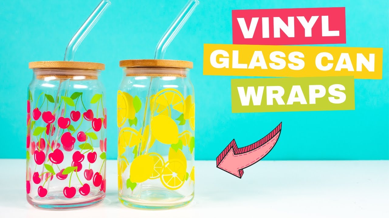Layering Vinyl on a Libbey Glass Beer Can + Free Wrap Design YouTube