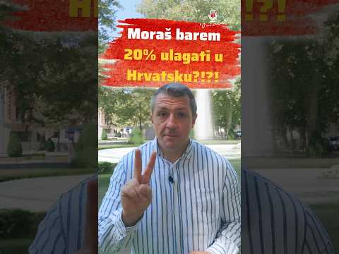 Minimalno 20% moraš investirati u Hrvatsku? #investiranje #financije #etf #hrvatska #onovcu