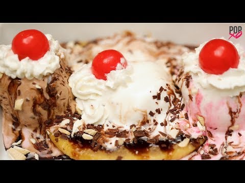 How To Make A Banana Split | All-American Banana Split Recipe - POPxo Food