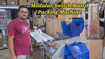 Electrical Modular Switch Board Packaging Machine | Horizontal Flow Wrap Machine
