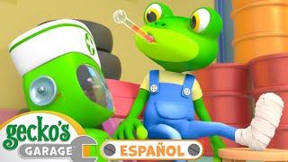 El accidente de Gecko | 🐸 Garaje de Gecko | Carros para niños | Vídeos educativos