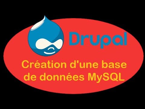 Drupal 8.4 - I-04 - Création d'une base de données MySQL