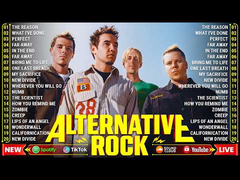 Hoobastank, Keane, Oasis, Coldplay, Audioslave, 3 Doors Down | Best Alternative Rock Songs 2000s