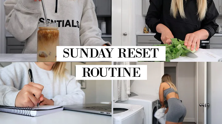 SUNDAY RESET ROUTINE | CLEANING, WORKOUT, GROCERIE...