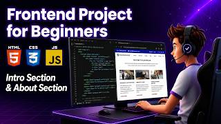 EP 05 Home: Intro Section, Who We Are Section | using CSS Grid & Wow Animation – HTML CSS
