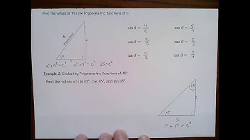 Right Triangle Trigonometry Notes