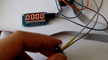 ATtiny13 - simple timer (start/stop/reset) on TM1637.