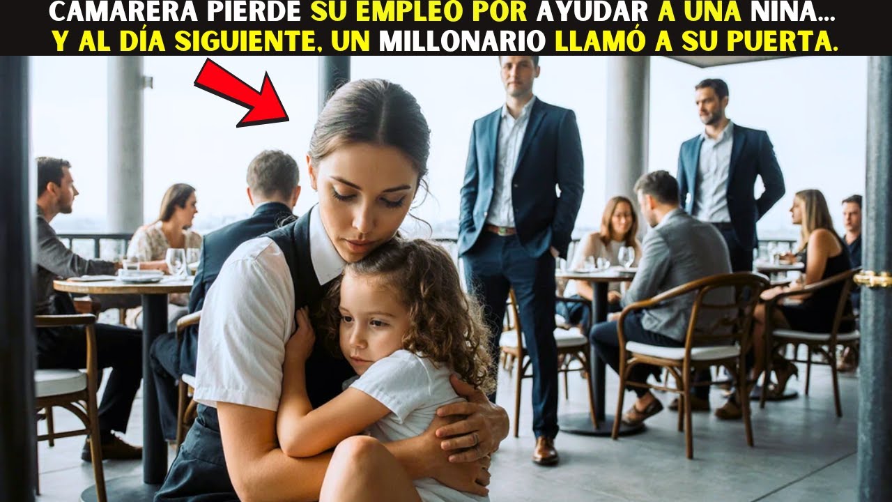 Camarera pierde su empleo por ayudar a una niña... y al día siguiente, millonario llamó a su puerta.