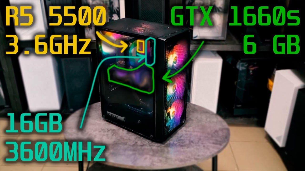 Обзор и тесты | Ryzen 5 5500 / GTX 1660 6GB | Aleksey PC fan