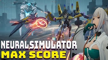 Snowbreak Neural Simulator Max Score No Damage Esther & Hela Chenxing Ethereal Cloud & YAO Main DPS