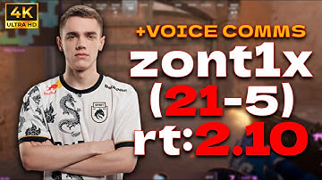 zont1x (21-5) rt:2.10 +VOICE COMMS l EU FACEIT RANKED l (dust2) | #cs2 #pov