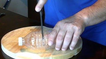 DIY Making a water bottle into a bait fish trap