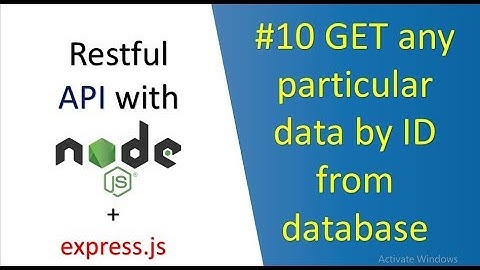 GET data by id : node.js + express.js + mongoDB REST api in Hindi